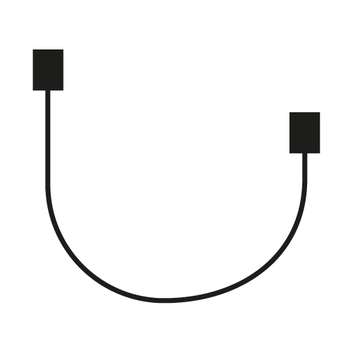 Kabel 2.5m ritning