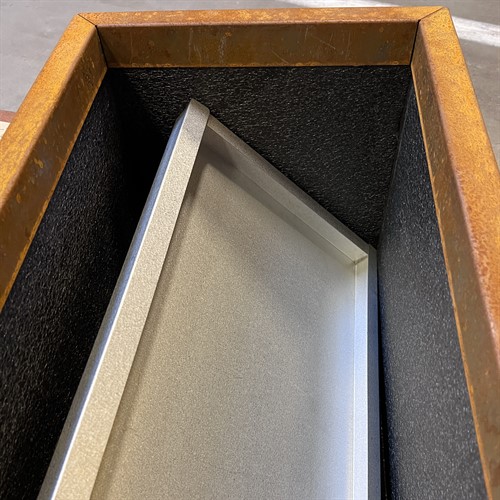 Botten med kant vändbar