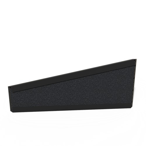 Avslut svart höger insida