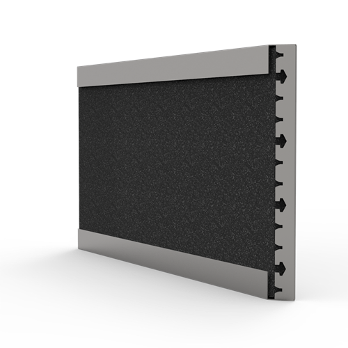 Sida Corten i leveransutförande insida