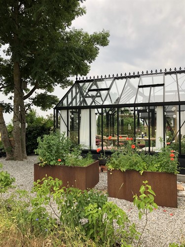 Gardenbox Corten i miljö