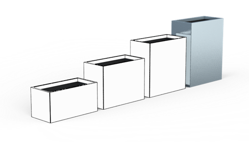 Gardenbox Magnelis isolerad höjd 100cm