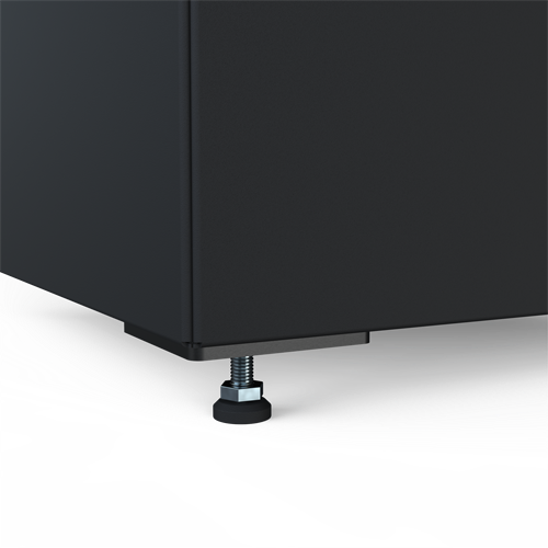 Justerskruv med med fästplatta monterad