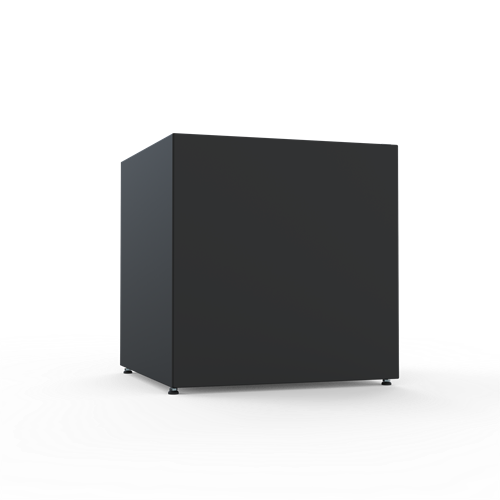 Justerbar fot monterad i lådsida