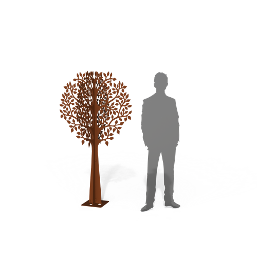 X-träd Corten höjd 180 cm