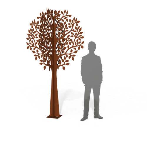 X-Träd Corten höjd 250 cm