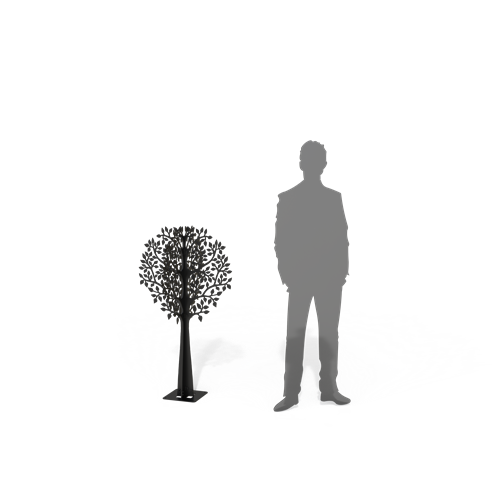 X-träd svart höjd 120 cm