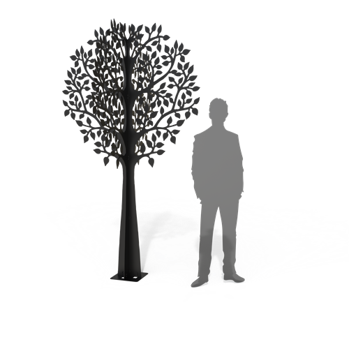 X-träd svart höjd 250 cm