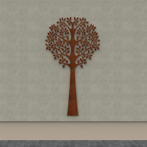 Väggträd corten 250 cm